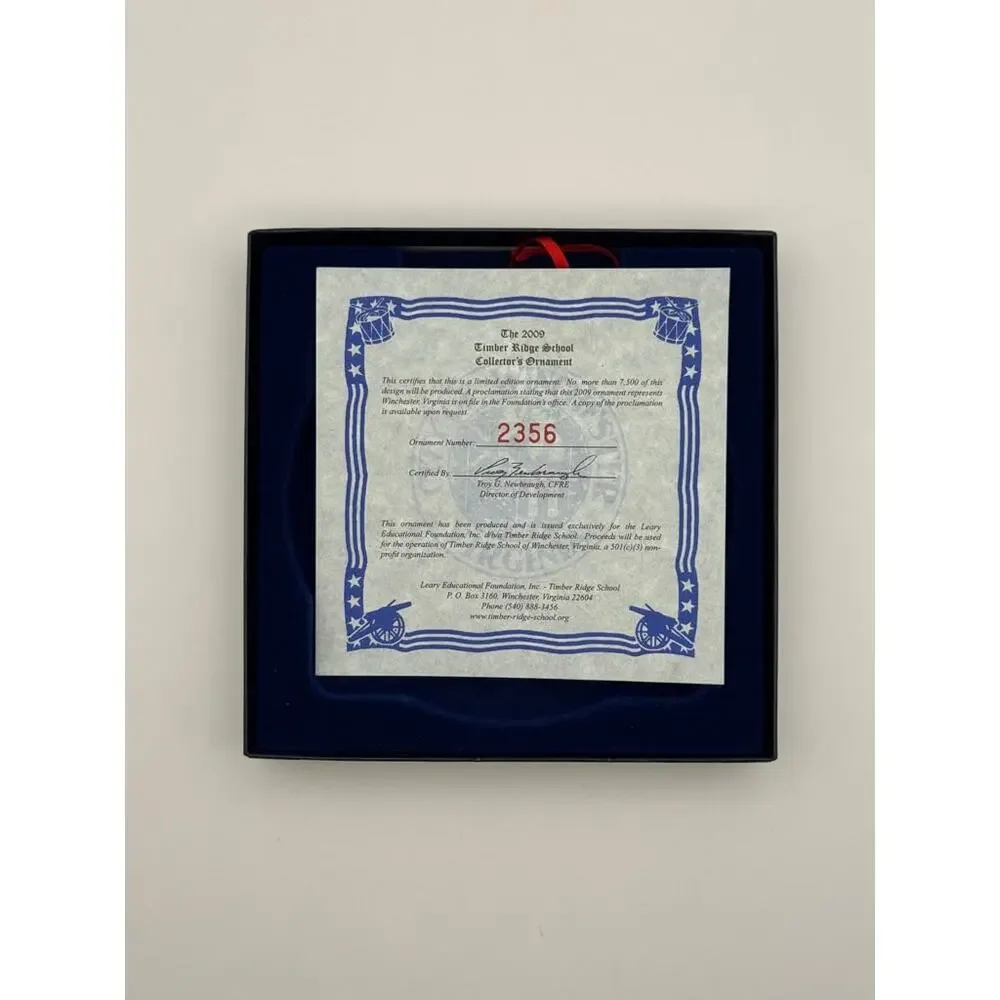 Mort Kunstler 2009 Brief Encounter #2356 Civil War Christmas Ornament